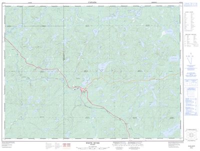 042C11 - WHITE RIVER - Topographic Map