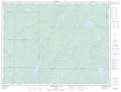 042C14 - KWINKWAGA LAKE - Topographic Map
