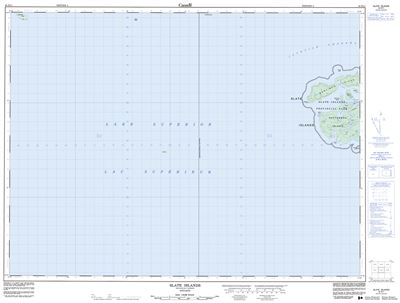 042D11 - SLATE ISLANDS - Topographic Map