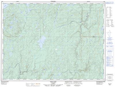 042E01 - VEIN LAKE - Topographic Map