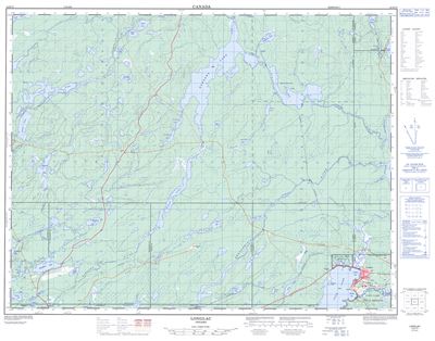 042E15 - LONGLAC - Topographic Map