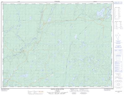 042F05 - WHITE OTTER RIVER - Topographic Map