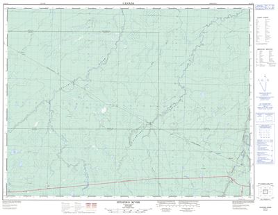042F15 - PITOPIKO RIVER - Topographic Map