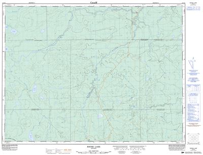 042G04 - ROCHE LAKE - Topographic Map