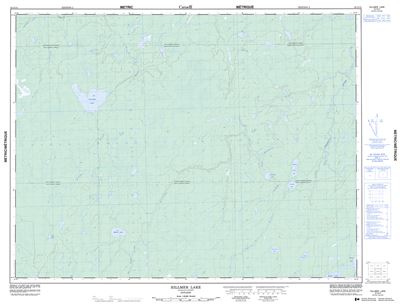 042G15 - HILLMER LAKE - Topographic Map