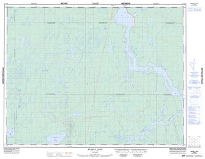 042G16 - BENNET CREEK - Topographic Map