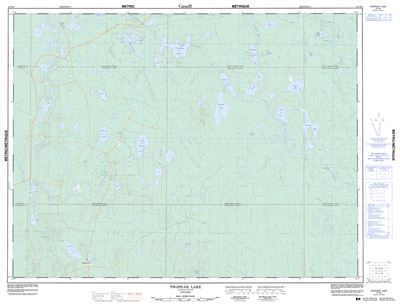 042H08 - TWOPEAK LAKE - Topographic Map