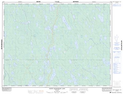 042H09 - NORTH BURNTBUSH LAKE - Topographic Map