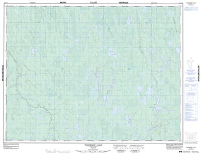 042H15 - TOMORROW LAKE - Topographic Map