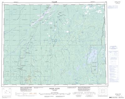 042I - MOOSE RIVER - Topographic Map