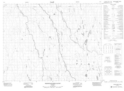042I07 - WEKWEYAUKASTIK RAPIDS - Topographic Map