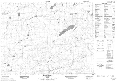042J06 - MARTISON LAKE - Topographic Map