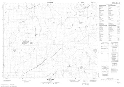 042J12 - MOIR LAKE - Topographic Map