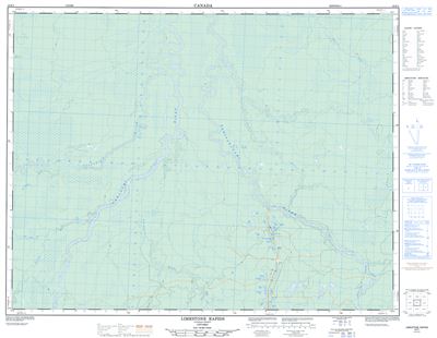 042K01 - LIMESTONE RAPIDS - Topographic Map