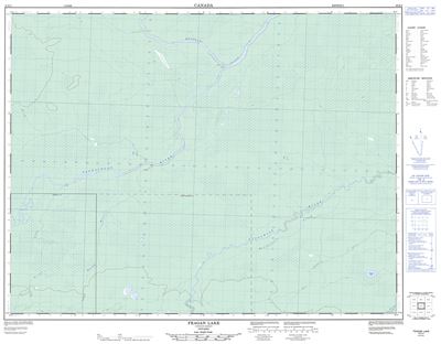 042K02 - FEAGAN LAKE - Topographic Map