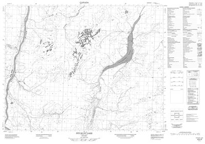 042K09 - PITUKUPI LAKE - Topographic Map