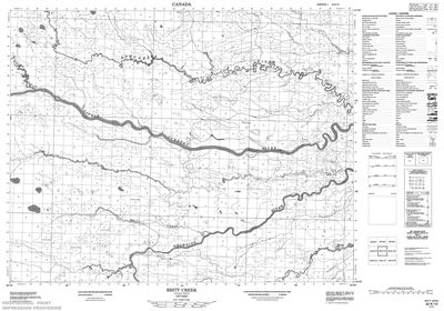 042K14 - BRITT CREEK - Topographic Map