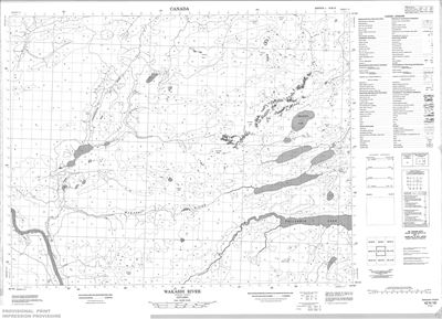 042K16 - WAKASHI RIVER - Topographic Map
