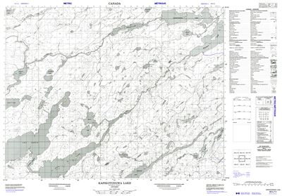 042L11 - KAPIKOTONGWA LAKE - Topographic Map