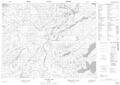 042L12 - MAKOKI LAKE - Topographic Map
