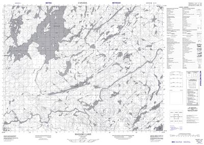 042L13 - MAHAMO LAKE - Topographic Map