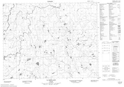 042L16 - LA ROSE LAKE - Topographic Map