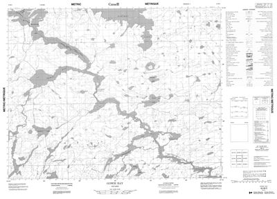 042M05 - GOWIE BAY - Topographic Map