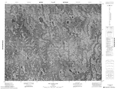 042M08 - BIG CANOE LAKE - Topographic Map