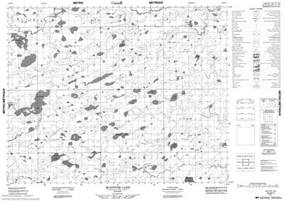 042M11 - MCINTYRE LAKE - Topographic Map