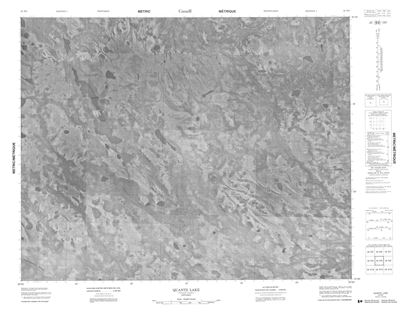 042N03 - QUANTZ LAKE - Topographic Map