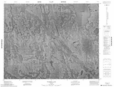 042N05 - WABIMEIG LAKE - Topographic Map