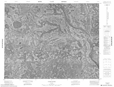 042N06 - CHARD RIVER - Topographic Map