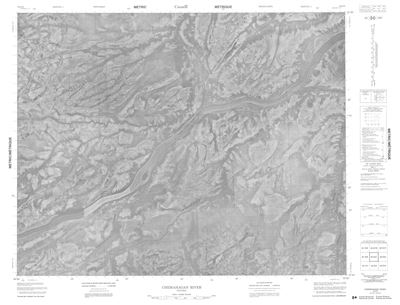 042O05 - CHEMAHAGAN RIVER - Topographic Map