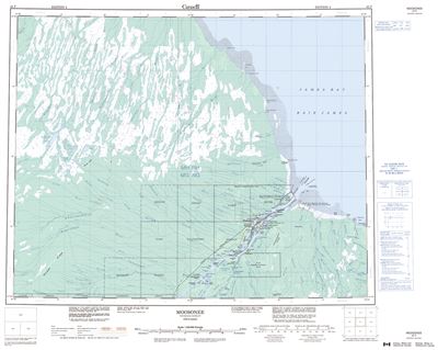 042P - MOOSONEE - Topographic Map