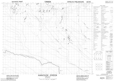 042P06 - HANCOCK CREEK - Topographic Map