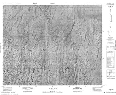 042P14 - LUCHAN RIVER - Topographic Map
