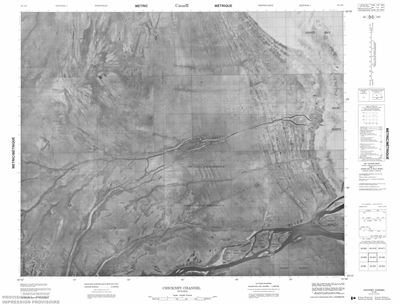 043A05 - CHICKNEY CHANNEL - Topographic Map