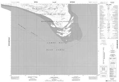 043A10 - CAPE DUNCAN - Topographic Map