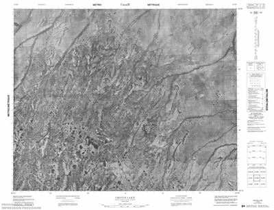 043B08 - CROTIN LAKE - Topographic Map