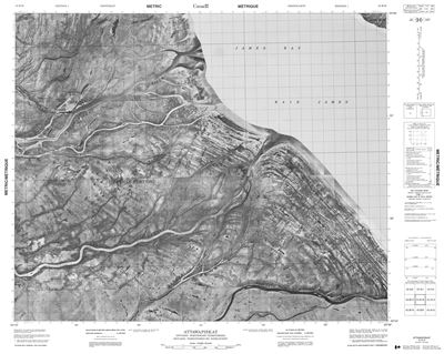 043B16 - ATTAWAPISKAT - Topographic Map