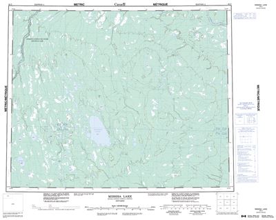 043C - MISSISA LAKE - Topographic Map