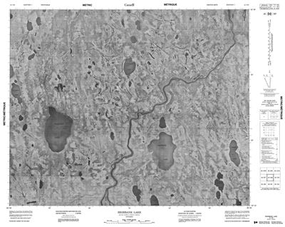 043D08 - HIGHBANK LAKE - Topographic Map
