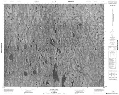 043D10 - GOODS LAKE - Topographic Map
