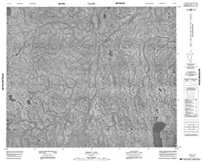043D16 - GREIG LAKE - Topographic Map