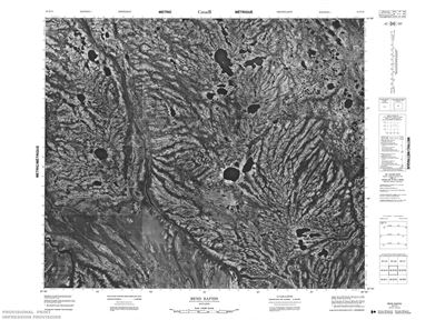 043E15 - BEND RAPIDS - Topographic Map