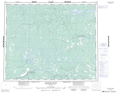 043F - MATATETO RIVER - Topographic Map