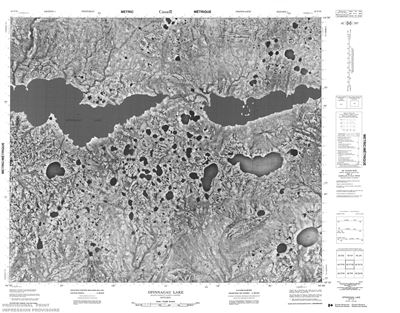 043F16 - OPINNAGAU LAKE - Topographic Map