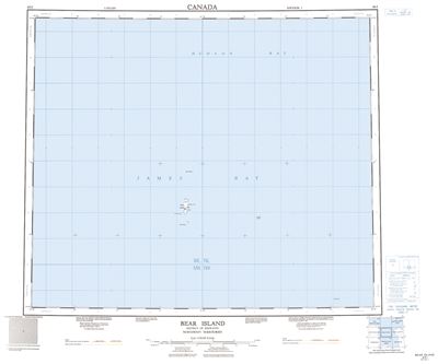 043I - BEAR ISLAND - Topographic Map