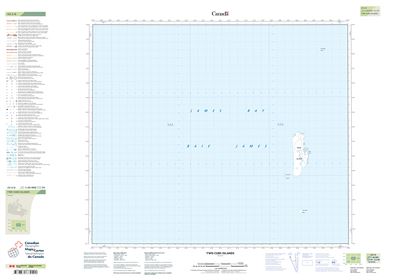 043I06 - TWO CUBS ISLANDS - Topographic Map