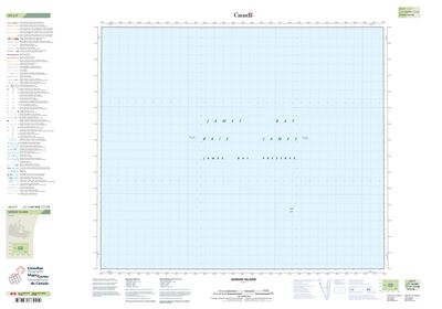 043I07 - SUNDAY ISLAND - Topographic Map
